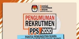 Pendaftaran Rekrutmen PPS Untuk 2 Kecamatan di Rohul di Perpanjang