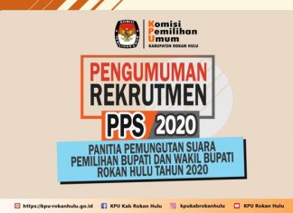 Pendaftaran Rekrutmen PPS Untuk 2 Kecamatan di Rohul di Perpanjang