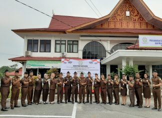 Tingkat Pelayanan, Kejari Rohul Canangkan Zona Integritas WBK dan WBBM