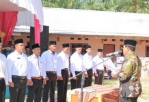 Lantik Anggota BPD, Bupati Rohul Himbau BPD Lakukan Tugas Dengan Baik