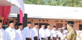 Lantik Anggota BPD, Bupati Rohul Himbau BPD Lakukan Tugas Dengan Baik