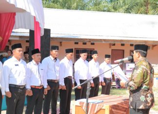 Lantik Anggota BPD, Bupati Rohul Himbau BPD Lakukan Tugas Dengan Baik