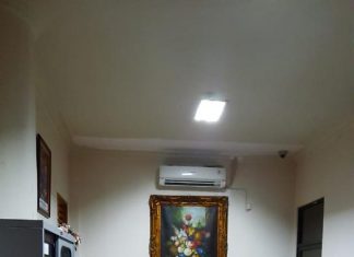 Antisipasi Corona, Dinas Kesehatan “SEMPROT” Desinfektan di Sekretariat Daerah Rokanhulu