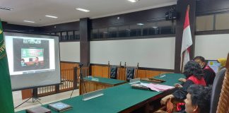 Antisipasi Penyebaran Corona, PN Pasir Pengaraiam Gunakan Online Video Conference Dalam Sidang Pengadilan