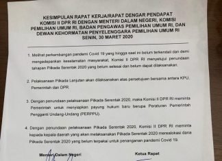 KPU Riau Benarkan Penundaan Pilkada Serentak, Berikut Pernyataan Nugroho