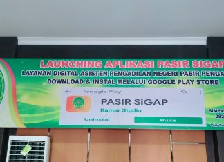 Mengikuti Zaman, PN Rohul Launching 3 Layanan Digital