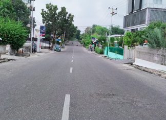 Beberapa Ruas Jalan di Pekanbaru Hening, Omset Driver Ojol Menurun