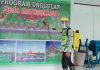 Dari Swadaya Masyarakat, Desa Babussalam Rohul ” SEMPROT” Desinfektan di Tempat-Tempat Umum