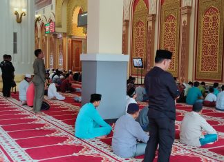 MAMIC Rohul Masih Menggelar Shalat Jumat Berjamaah Ditengah Wabah Corona, Dasril : Rohul Masih Aman