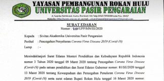 Sikapi Corona, UPP Terapkan Sistem Online Learning