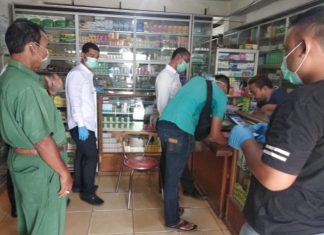 Antisipasi Penimbunan Masker dan Hand-sanitizer, Polres Rohul Gelar Sidak di Beberapa Apotik