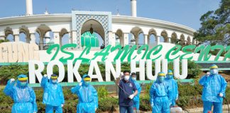 Lawan Covid-19, Anggota DPR RI Semprot Disinfektan di Sejumlah Fasilitas Umum