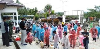Putus Mata Rantai Penyebaran Virus Corona, Desa RSB SEMPROT Disinfektan