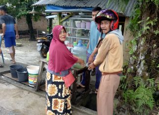 Pintu Masuk Desa Sukadamai Dijaga dan Lakukan Sterilisasi, Rama : Keluar-Masuk Wajib Cuci Tangan