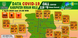 1 Dari 6 PDP Virus Corona di Rohul Sehat