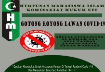 Akibat Corona, HMI Komisariat Hukum UPP Galang Donasi Peduli Masyarakat