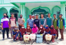 Pramuka SMAN 1 Kepenuhan Laksanakan Bakti Sosial