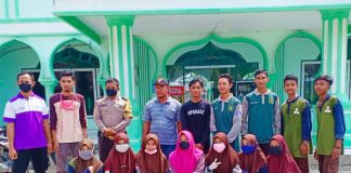 Pramuka SMAN 1 Kepenuhan Laksanakan Bakti Sosial