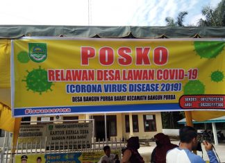 Cegat Pengendara, Pemdes Bangun Purba Barat BAGI-BAGI Masker GRATIS