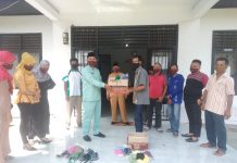 Desa Bangun Purba Bagikan 1500 Masker dan Ancam Karantinakan ODP Bandel