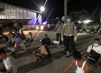 Berkumpul Ditengah Pandemi Covid-19, 77 Warga Kandis Diamankan Pihak Berwajib
