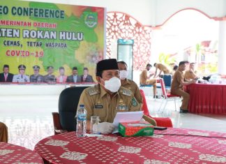 Bupati Rohul Apresiasi Kinerja Kades Dalam Antisipasi Pencegahan Covid-19