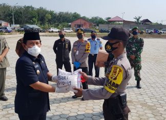 Bupati Rohul Apresiasi Polres Rokan Hulu Dalam Perangi Covid-19