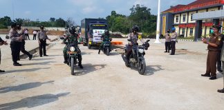 Berlomba Dalam Kebaikan, Kapolres Rohul Berbagi 350 Paket Sembako
