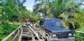 Jembatan di Muara Dilam Rusak Parah, Ilham : Pemerintah Kemana?