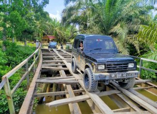 Jembatan di Muara Dilam Rusak Parah, Ilham : Pemerintah Kemana?