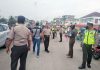 Polres Rohul dan Satpol PP Tegur Pengendara Tak Gunakan Masker