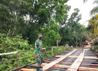Setelah Viral, Jembatan Sei Monding Diperbaiki