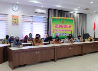 Melanggar Aturan PSBB, 16 Warga Pekanbaru Disidang Secara Online