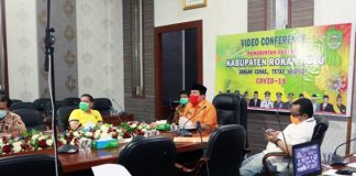Terkait Penangan Covid-19, Bupati Rohul Minta Lakukan Perobahan Anggaran