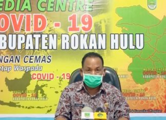 Update Perkembangan Covid-19 di Rohul Terkoneksi ke Pusat
