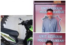 2 Orang Terduga Curanmor Diamuk Masa