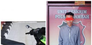2 Orang Terduga Curanmor Diamuk Masa