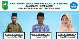 SMAN 1 Kepenuhan Luluskan 138 Siswa Tahun Pelajaran 2019/2020
