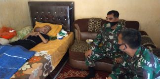 Irwan Rangkuti, Warga Rohul Penderita Kanker Mendapat Perhatian Babinsa TNI