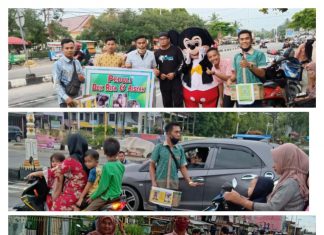 Peduli Sesama, Generasi Lima Luhak Galang Dana Untuk Rifa dan Aisyah