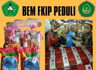 BEM FKIP Unilak Berbagi Sembako dan Takjil ke Panti Asuhan