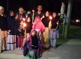 Ditengah Pandemi Covid-19, Masyarakat Desa Tanjung Belit Tetap Adakan Pawai Takbiran