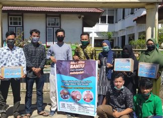 Aliansi Mahasiswa Desa Koto Tinggi Galang Dana Pengobatan Damri
