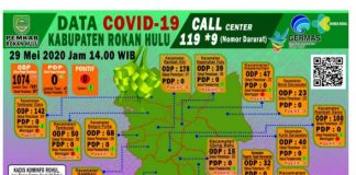 Alhamdulillah, Rohul Kembali Nihil Daftar PDP Covid-19 Yang Dirawat
