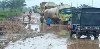 Karena Corona, Perbaikan Jalan Sontang DITUNDA
