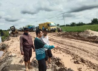 Pasca Diperbaiki, JalProv Sontang-Duri Kembali RUSAK