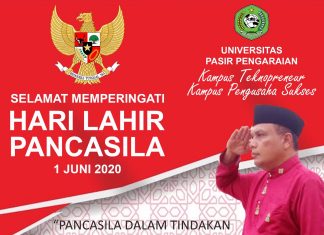 PILKADA ROHUL 2020,Adolf : Implementasikan Nilai-Nilai Pancasila