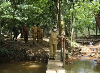 Lakukan Kunjungan Ke Objek Wisata Air Panas Rokan IV Koto, Sukiman : Akan Kita Kembangkan
