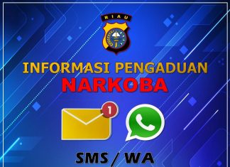 Pengaduan Narkoba, Polda Riau Buka Call Center, Catat Nomornya