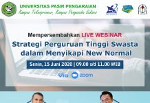 Gelar Webinar, UPP Hadirkan Beberapa Tokoh Nasional